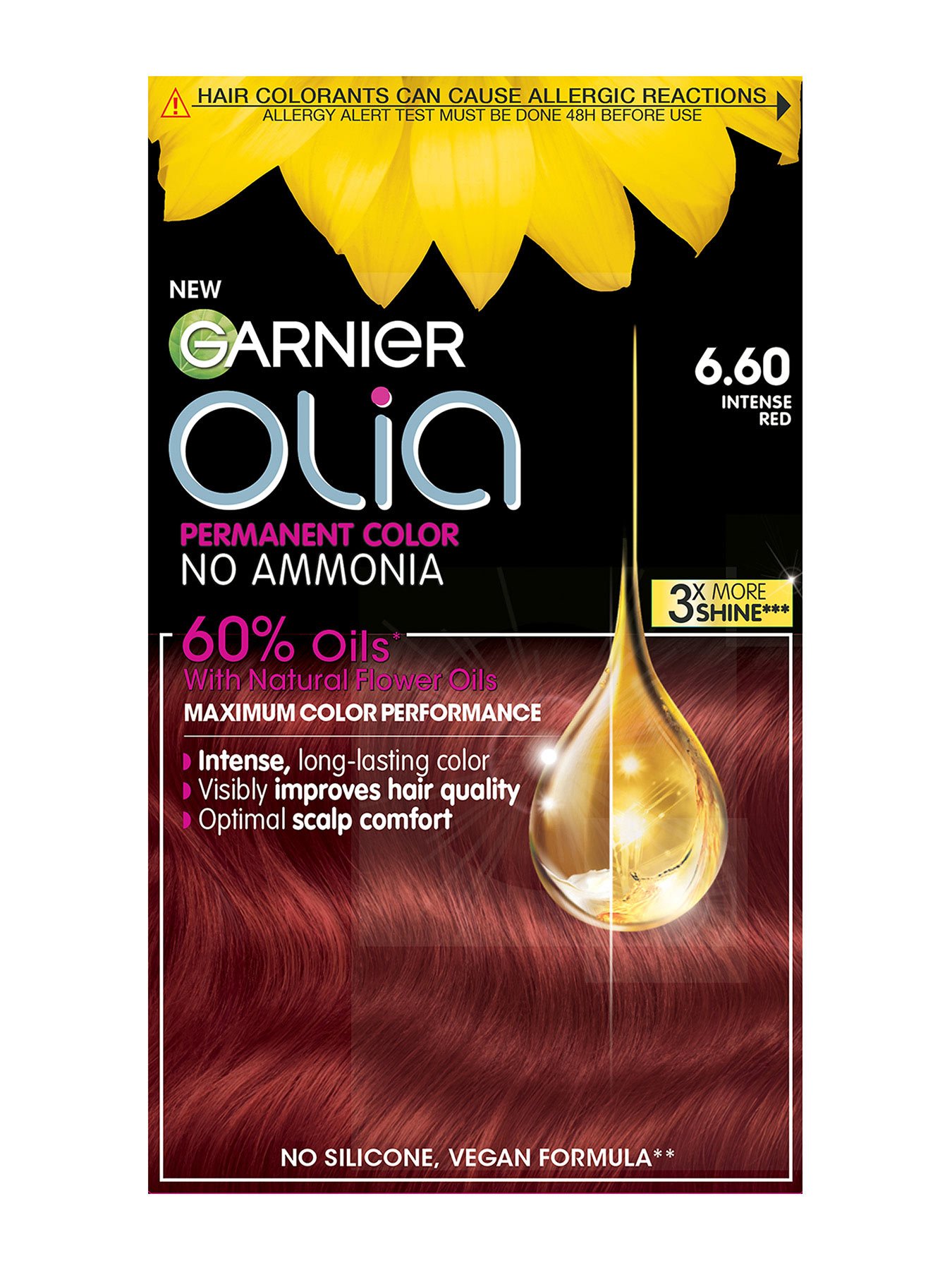 Garnier Olia 6.60 Intenzivno rdeča